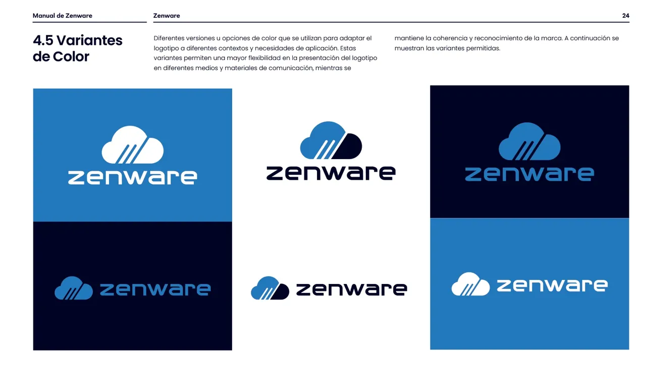 Zenware · Color variants