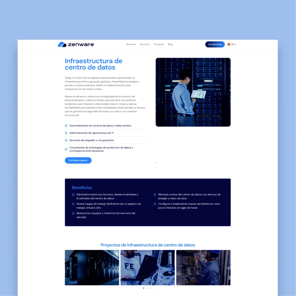 Zenware en móvil